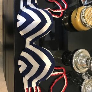 Beach Bunny red white and blue unworn bikini set